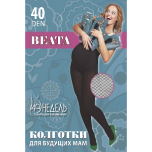 колготки для беременных женщин с анатомической вставкой, Колготки 40 Beata, черный колготки для беременных женщин с анатомической вставкой, Колготки 40 Beata, черный